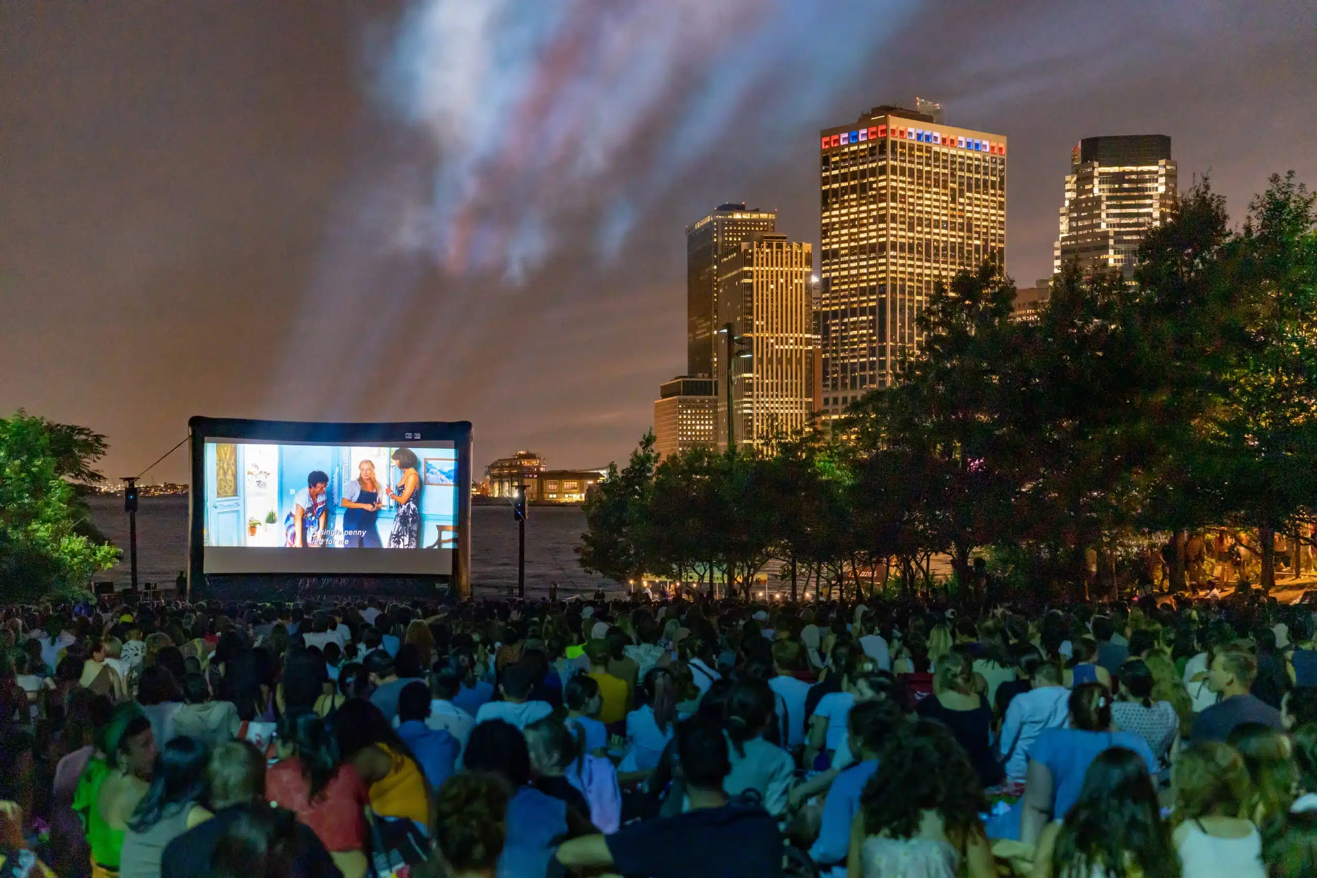 Movies With A View at Brooklyn Bridge Park's Harbor View Lawn