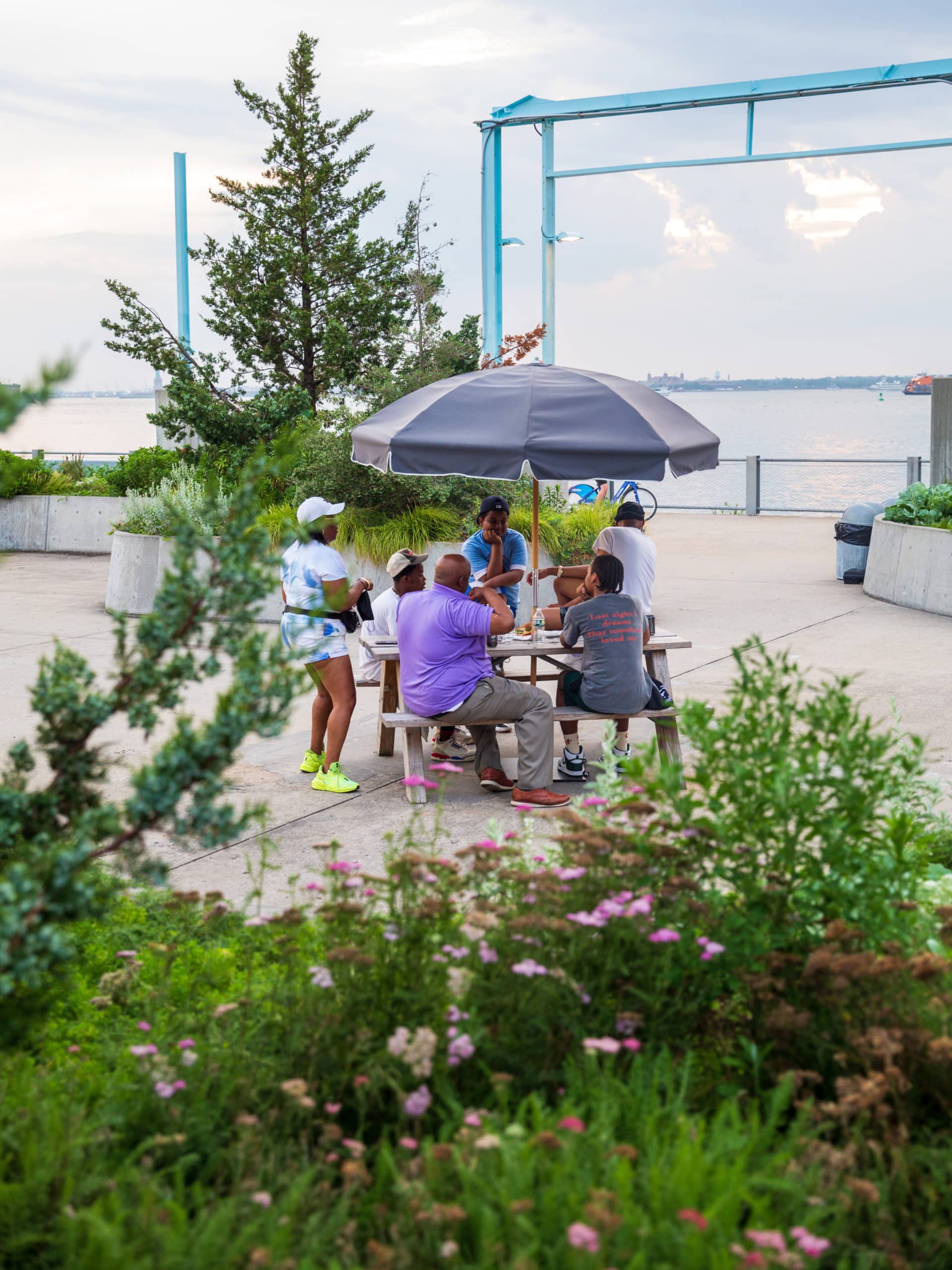 Pier 3 Picnic Tables Brooklyn Bridge Park