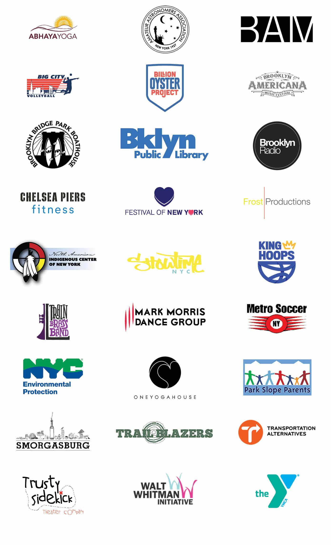 Logos of 2022 sponsors and logos