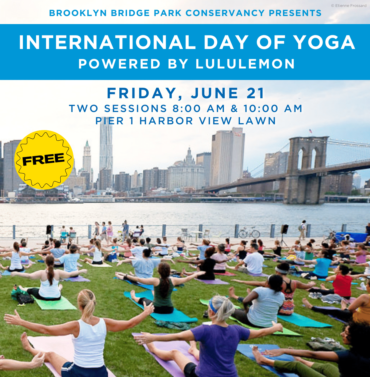 International Day of Yoga poster 2024 taking place on Friday June 21 morning